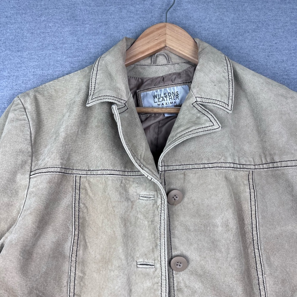Wilson Leather‎ Maxima Women’s Leather suede Tan Brown Sz XL